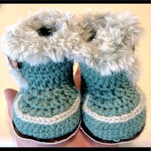 Infant/Toddler Moccasin Boots w/Leather Soles